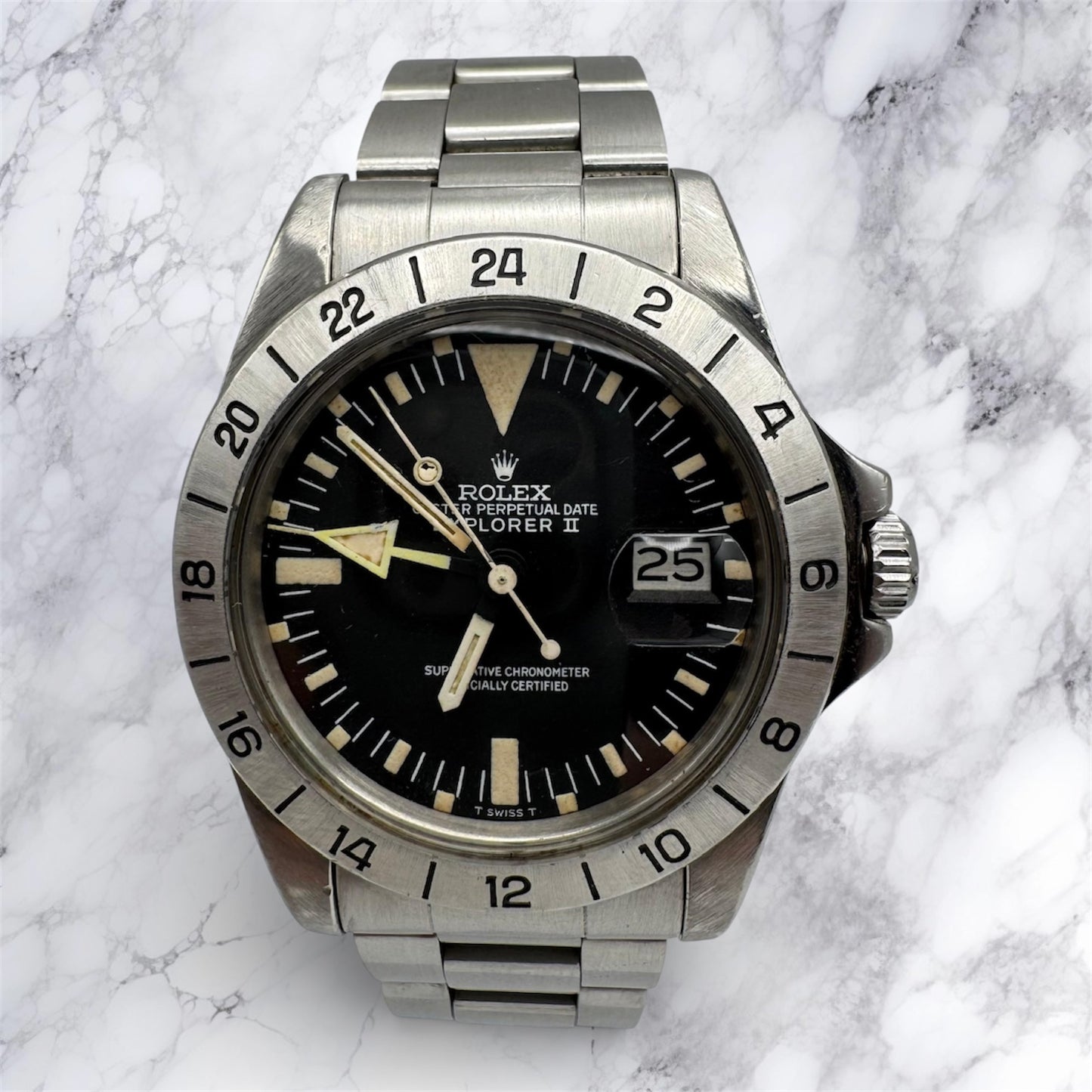 Rolex Explorer II 1655 MK2 Lollipop Full Steel 1972 (Full-Set/Serviced)