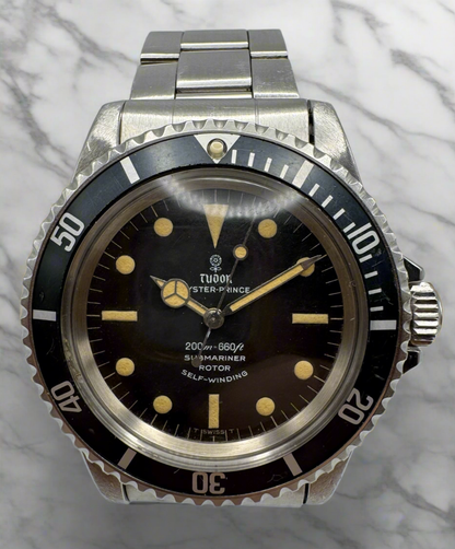 Tudor Submariner 7928 Long 5 Original Insert 1967 (Unpolished)