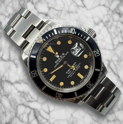 Rolex Submariner 16800 Matte Dial Heavy Patina 1981 (Unpolished/Box)