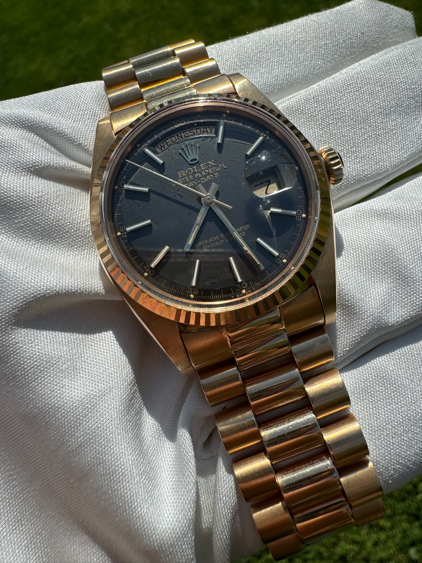 Rolex Day-Date 1803 18K Rose Gold with Brown Dial (Full-Set)