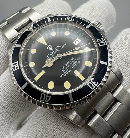 Rolex Sea-Dweller 1665 Great White Yellow Patina 1979 (Mint/Serviced)