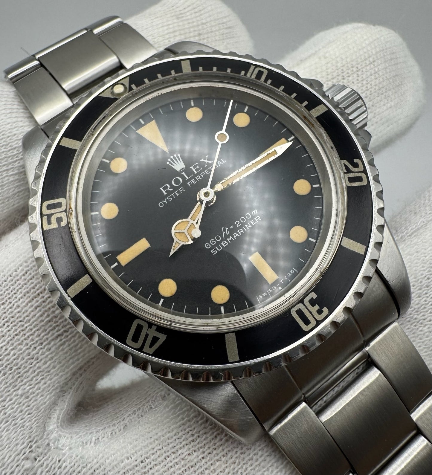 Rolex Submariner 5513 "Feet First" Pumpkin Patina 1972 (Full-Set/Serviced)