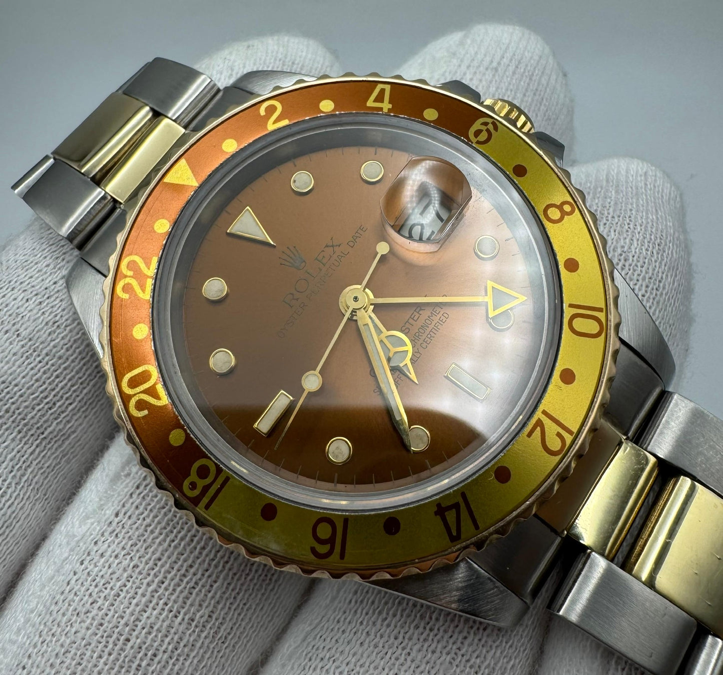 Rolex GMT-Master II 16713 Rootbeer 2 Tone 1984 (Serviced)