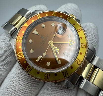 Rolex GMT-Master II 16713 Rootbeer 2 Tone 1984 (Serviced)