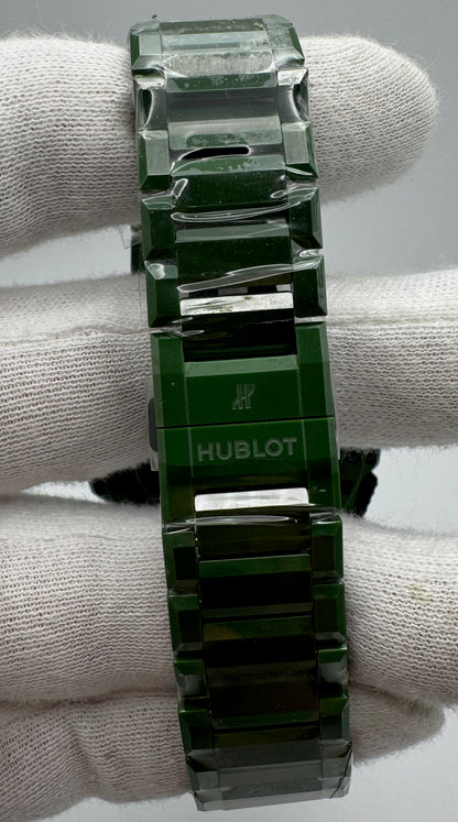 Hublot Big Bang Unico Full Green Ceramic 42 Skeleton Dial Limited Edition 250pcs 2022 (Papers/Mint)