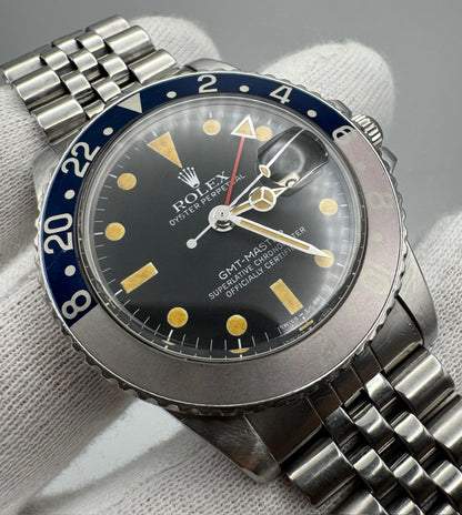 Rolex GMT-Master 1675 MK5 Pumpkin Patina Faded Red Pepsi Insert 1978 (Full-Set/Unpolished)