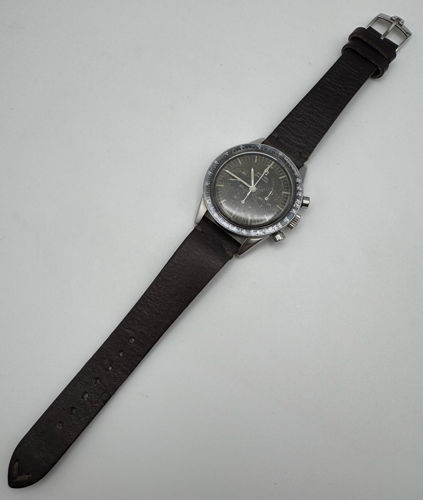 Omega Speedmaster "Ed White" 105.003-65 Tropical Dial Dot Over 90 Blue Bezel Cal. 321 1965