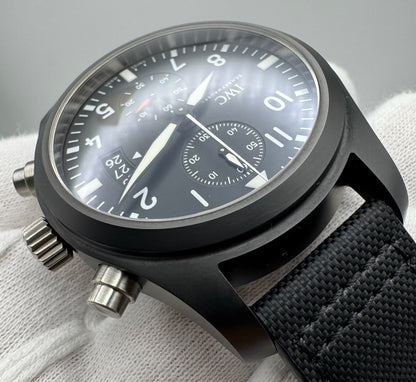 IWC Pilot Chronograph Top Gun Black Ceramic 46 2016 (Full-Set/Mint)