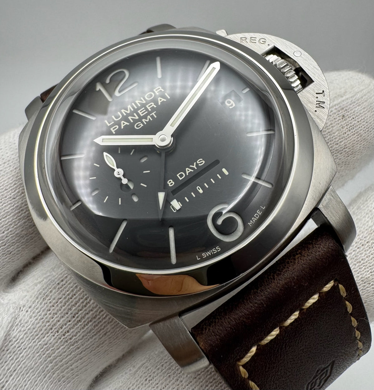 Panerai Luminor 1950 PAM233 "Dot Dial" K Series Rare ~2008 (Full-Set/Unpolished)