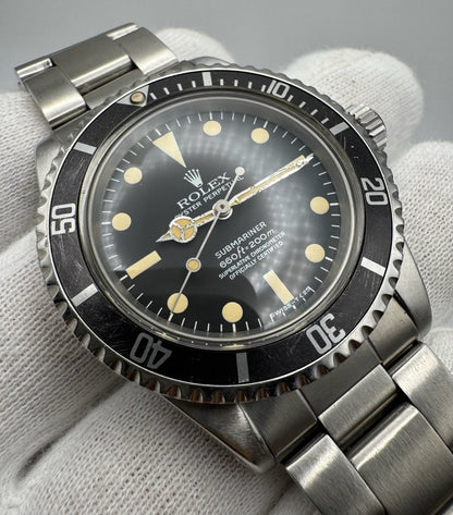 Rolex Submariner No Date 5512 Maxi Dial Yellow Patina 1966 (Serviced)