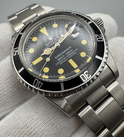 Rolex Submariner Date 1680 MK2 Yellow Patina 1978 (Serviced)