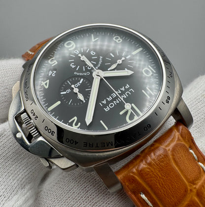 Panerai Luminor Chrono PAM00074 Titanium/Steel Zenith El Primero Movement 2002 (Full-Set/Serviced)