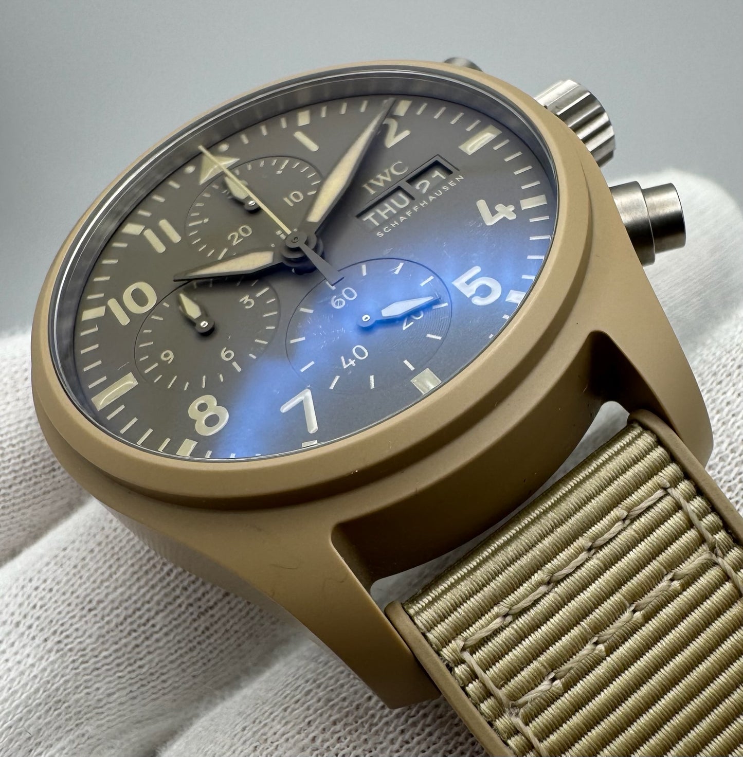 IWC Pilot Chronograph Top Gun 41 Mojave Desert 2024 (Full-Set/Mint)