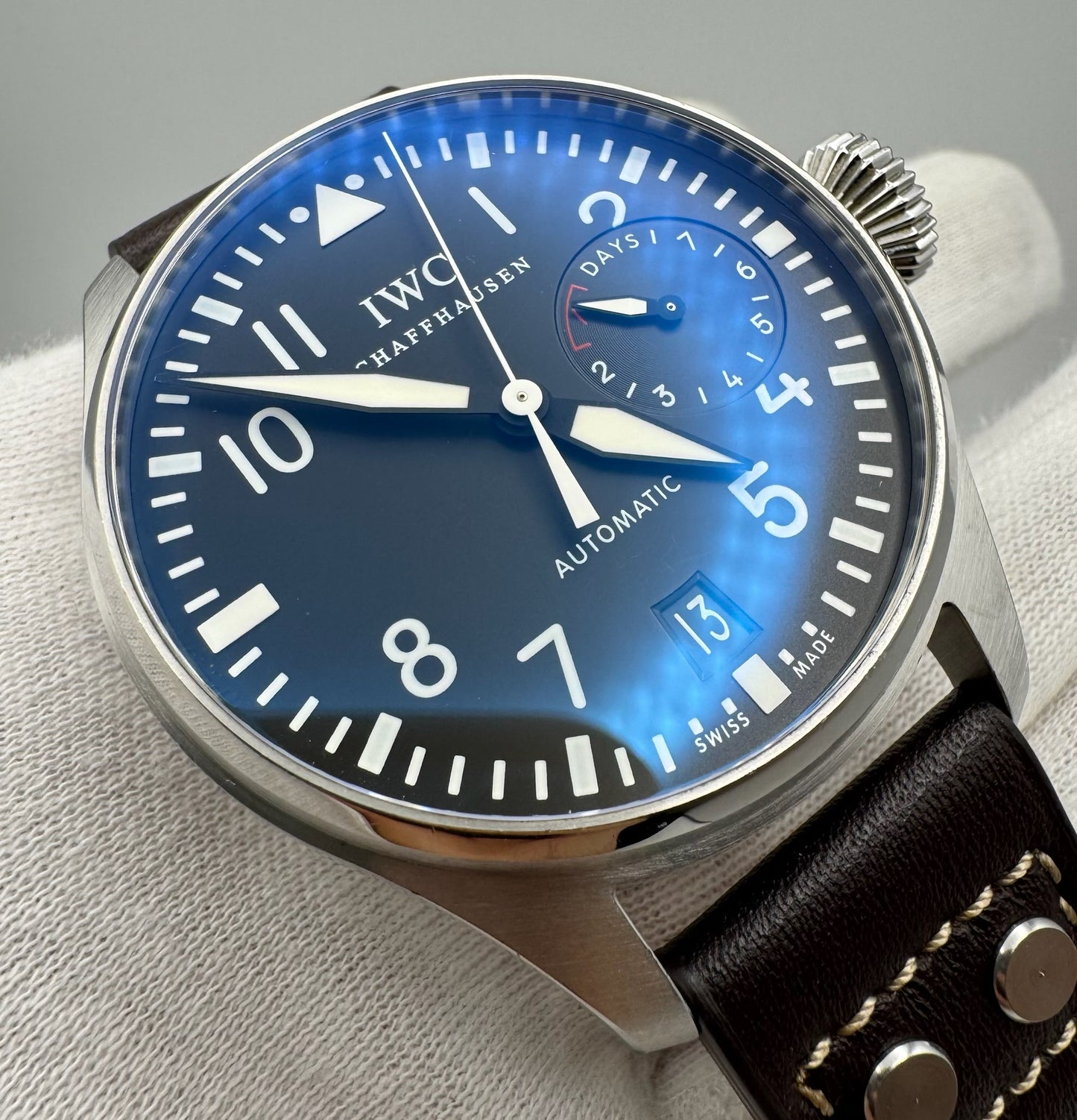 IWC Big Pilot IW500401 Black Dial 2012 (Box/Unpolished)