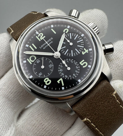 Longines Avigation Big Eye Chronograph Steel Automatic 2022 (Full-Set/Unpolished)