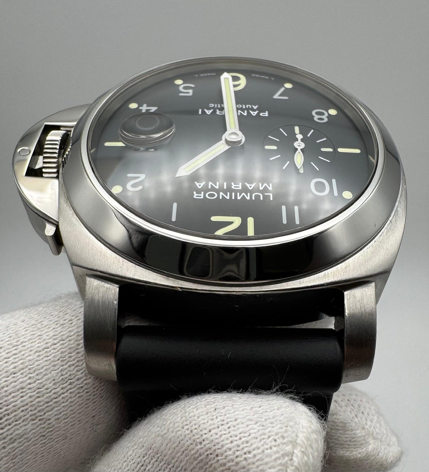 Panerai Luminor Marina Automatic PAM 00164 Black Arabic Dial 2010 (Full-Set/Unpolished)