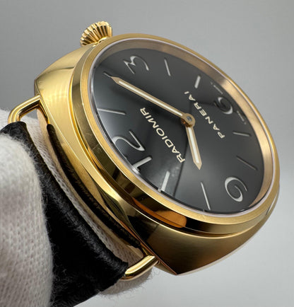 Panerai Radiomir Base PAM231 Rose Gold 45 Black Dial 2010 (Full-Set/Unpolished)