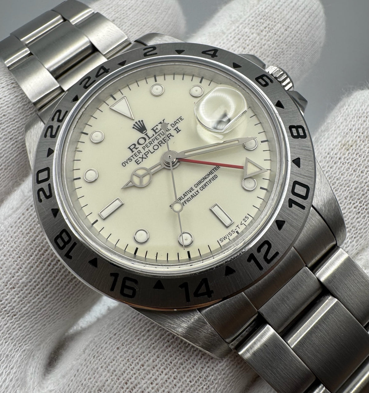 Rolex Explorer II 16550 Cream Dial 1985