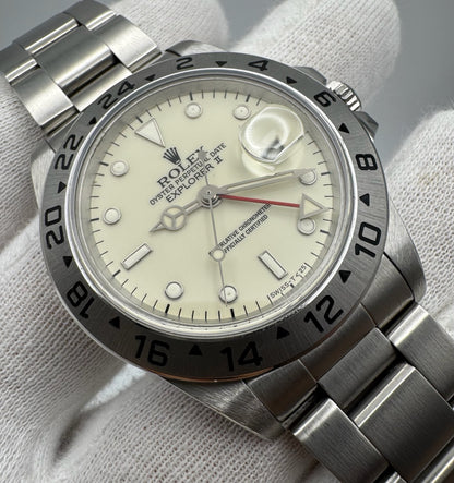 Rolex Explorer II 16550 Cream Dial 1985