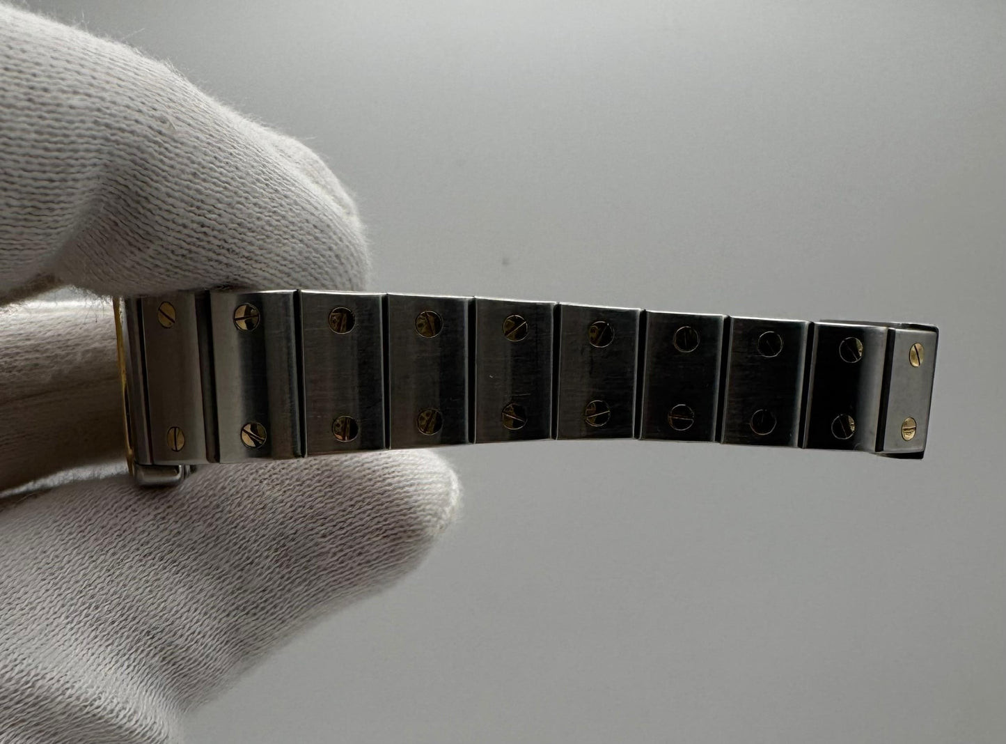 Cartier Santos Galbée Two-Tone Moonphase/Date 24x32mm Quartz 1998 (Unpolished)
