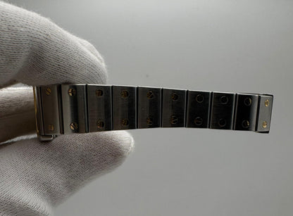 Cartier Santos Galbée Two-Tone Moonphase/Date 24x32mm Quartz 1998 (Unpolished)