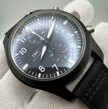 IWC Pilot Chronograph Top Gun Black Ceramic 46 2016 (Full-Set/Mint)