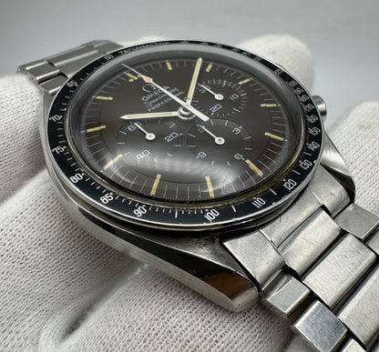 Omega Speedmaster Professional Moonwatch 145.022-69ST Caramel Tropical Dial Yellow Patina 1969 (Full-Set/Unpolished/Serviced)