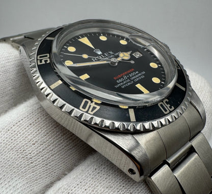 Rolex Submariner Date 1680 Red Yellow Patina 1972 (Full-Set/Serviced)
