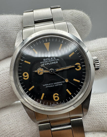 Rolex Explorer 1016 Pumpkin Patina 1965 (Box/Serviced)