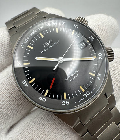 IWC GST Alarm 3537 Yellow Patina Tritium Dial 2002 (Full-Set/Unpolished)