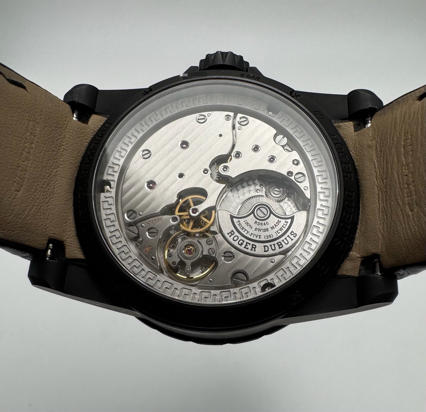 Roger Dubuis Excalibur DLC Titanium 45 Black Roman Dial (Serviced)