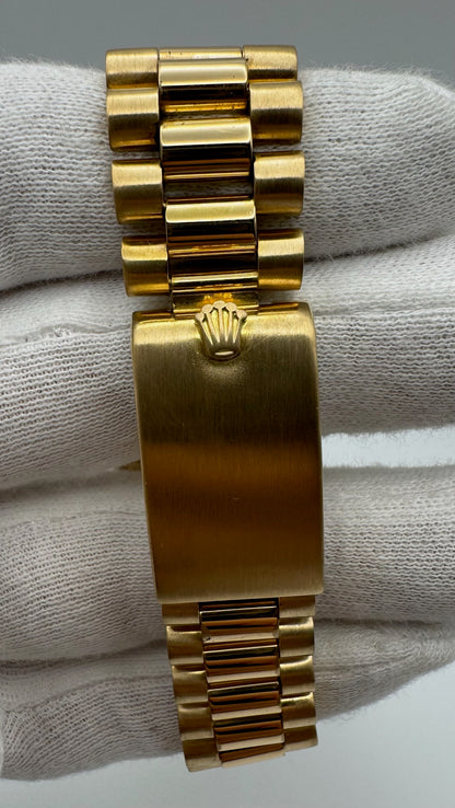 Rolex Day-Date 36 1803 Full Gold 18K Rare Blue Dial 1970 (Full-Set/Serviced)