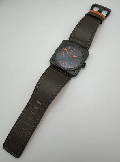 Bell & Ross BR 03-92 Ceramic Military Type Green Dial Limited Edition 999 pcs (Full-Set/Mint)