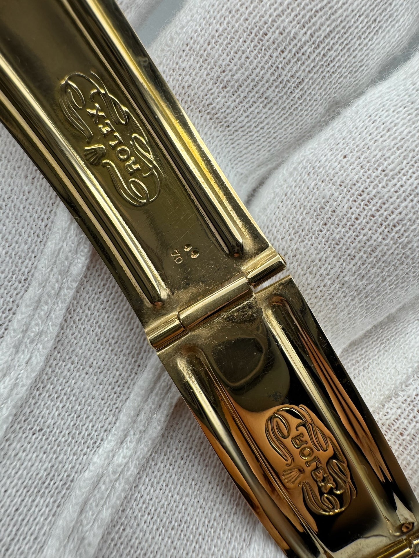 Rolex Day-Date 36 1803 Full Gold 18K Rare Blue Dial 1970 (Full-Set/Serviced)