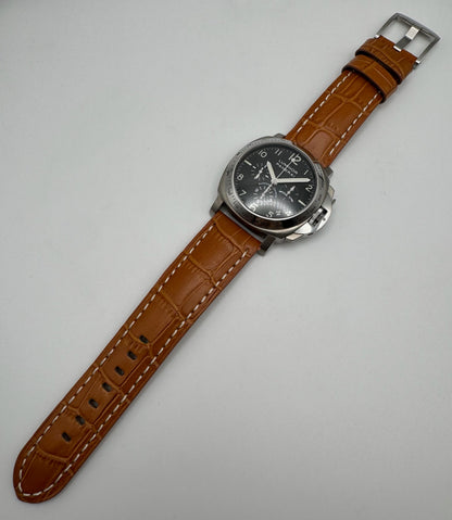 Panerai Luminor Chrono PAM00074 Titanium/Steel Zenith El Primero Movement 2002 (Full-Set/Serviced)