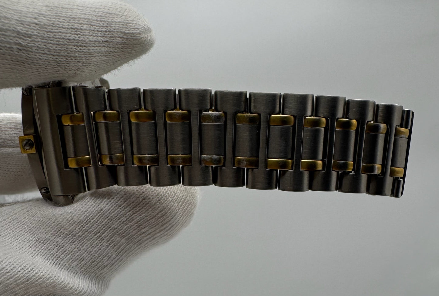 Breitling Aerospace Full Titanium Two Tone Grey Tritium Dial Yellow Patina Vintage 1995