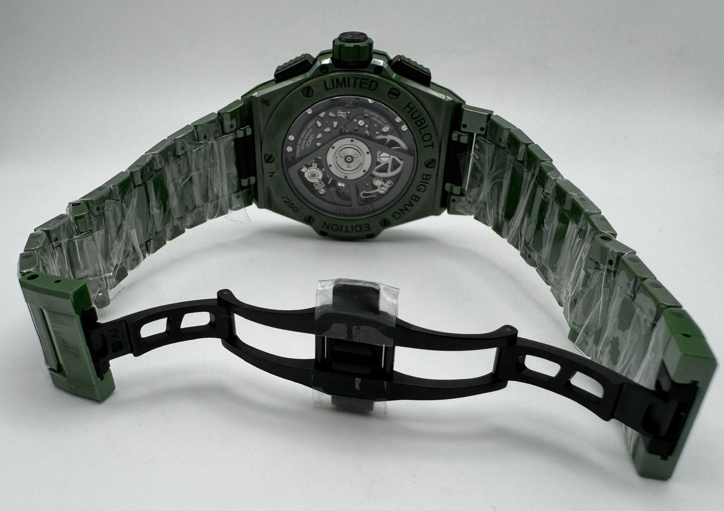 Hublot Big Bang Unico Full Green Ceramic 42 Skeleton Dial Limited Edition 250pcs 2022 (Papers/Mint)