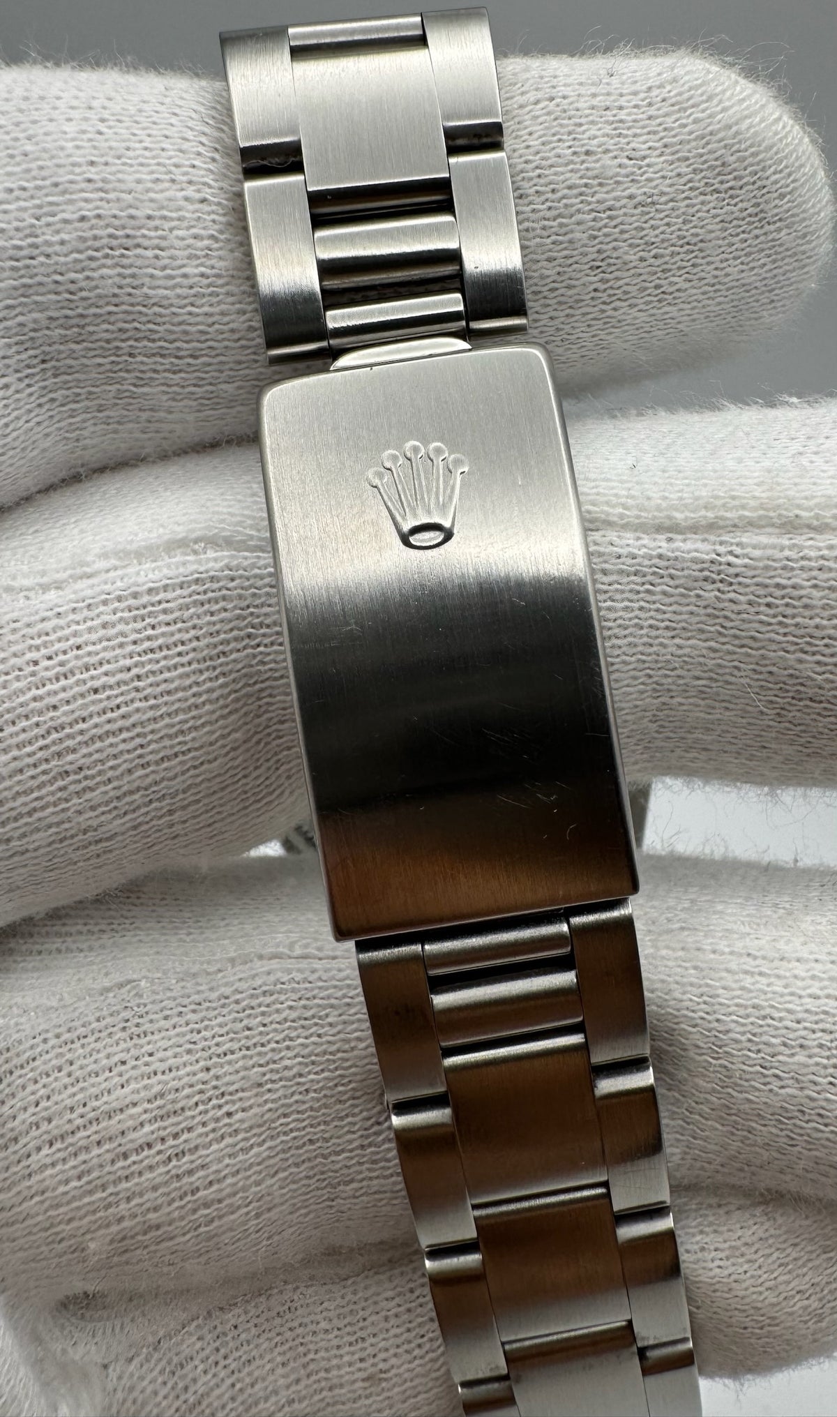 Rolex Air King 14000 White Roman Dial U Serial 1998 (Full-Set)
