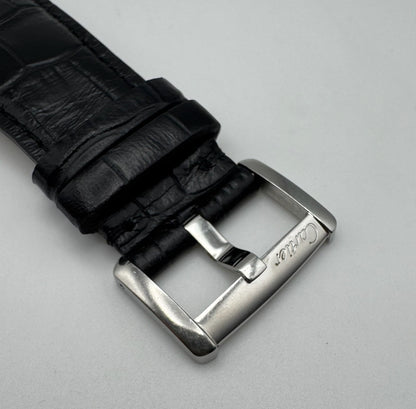 Cartier Tank Divan W6300655 Large Model 30x38mm Steel Diamond Set 2006 (Full-Set/Unpolished)