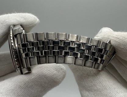 Rolex GMT-Master 1675 Glossy Gilt Mega Font Pepsi Insert Heavy Zinc Sulfide Patina 1964 (Serviced)