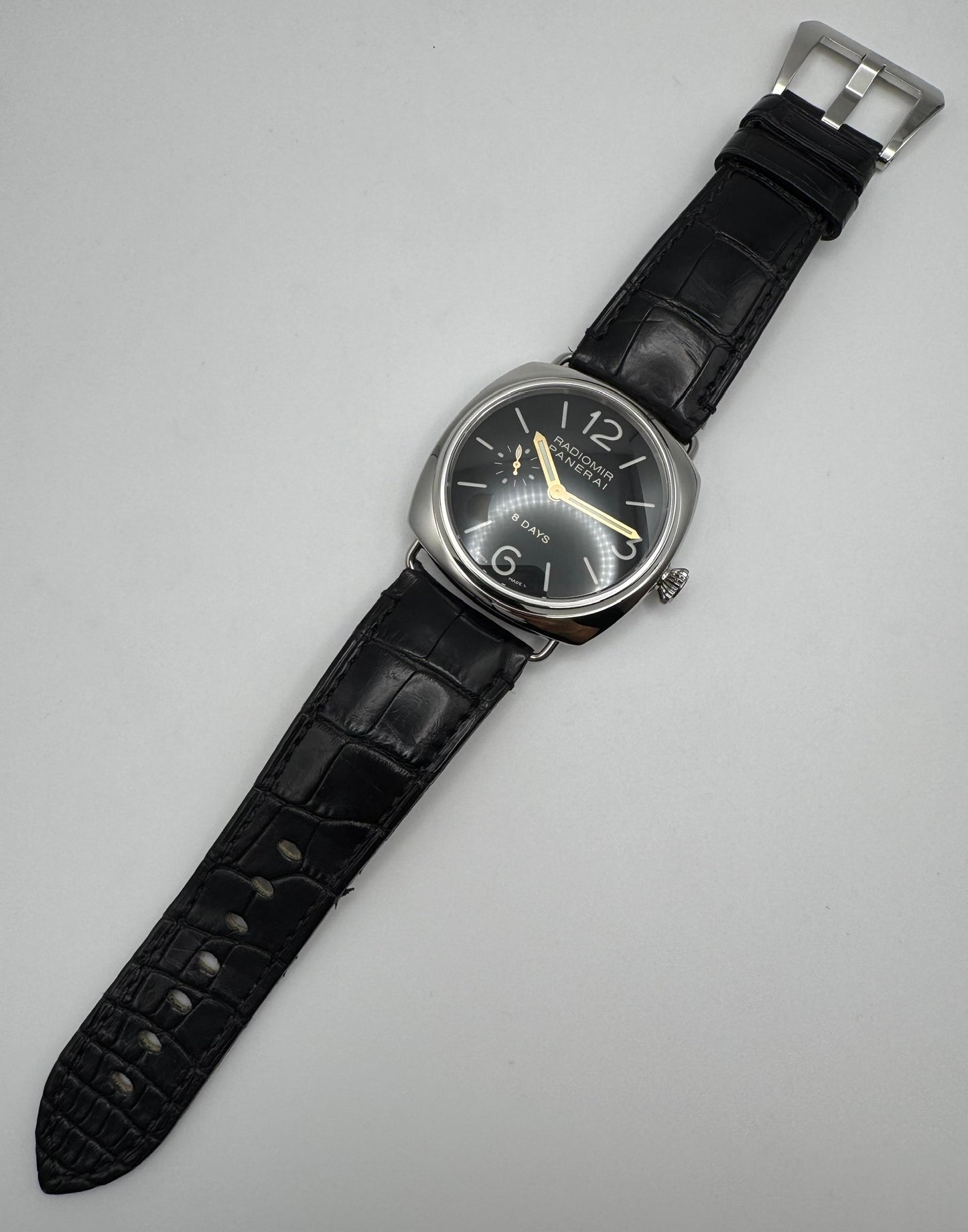 Panerai Radiomir 8 Days PAM190 JLC Movement Black Dial 2006 (Full-Set)