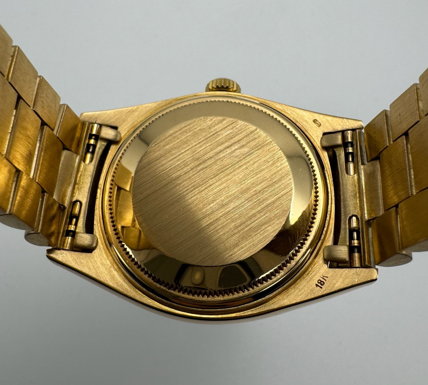Rolex Day-Date 36 1803 Full Gold 18K Rare Blue Dial 1970 (Full-Set/Serviced)