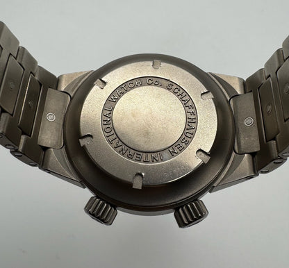 IWC GST Alarm 3537 Yellow Patina Tritium Dial 2002 (Full-Set/Unpolished)