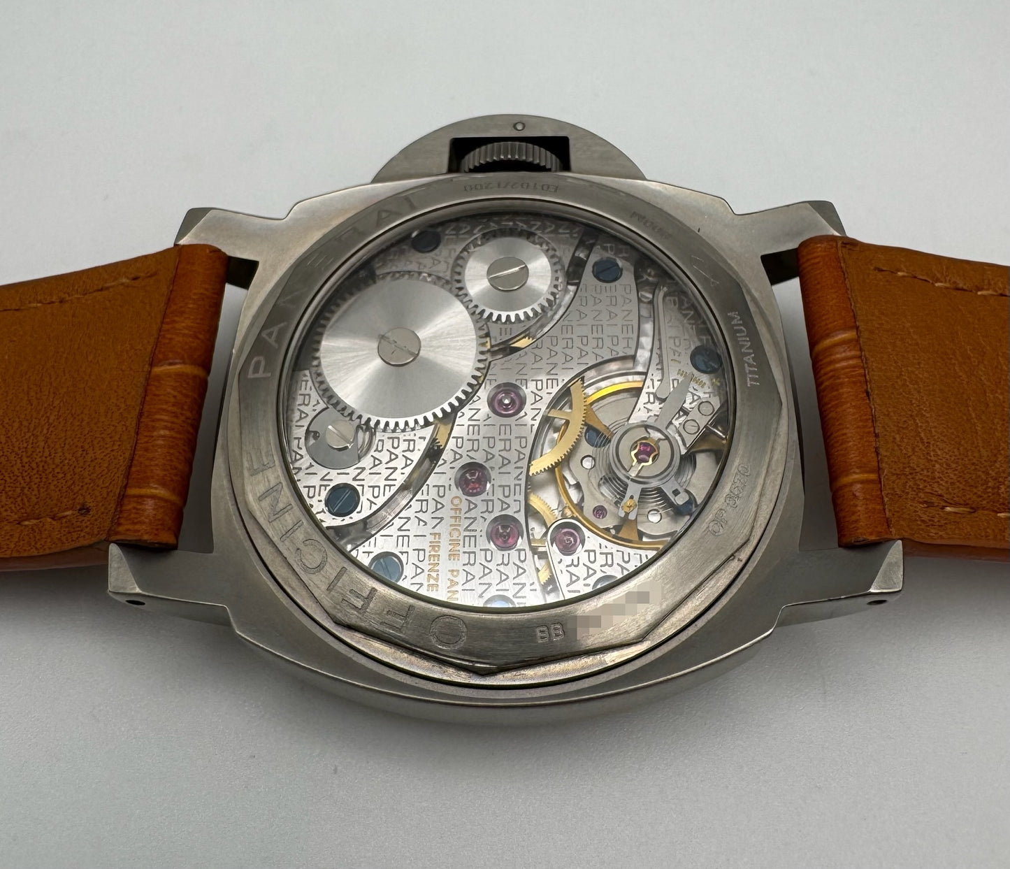 Panerai Luminor Base PAM116 Titanium Tobacco Dial 2002 (Full-Set/Serviced)