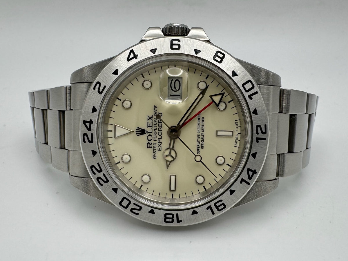 Rolex Explorer II 16550 Cream Dial 1985