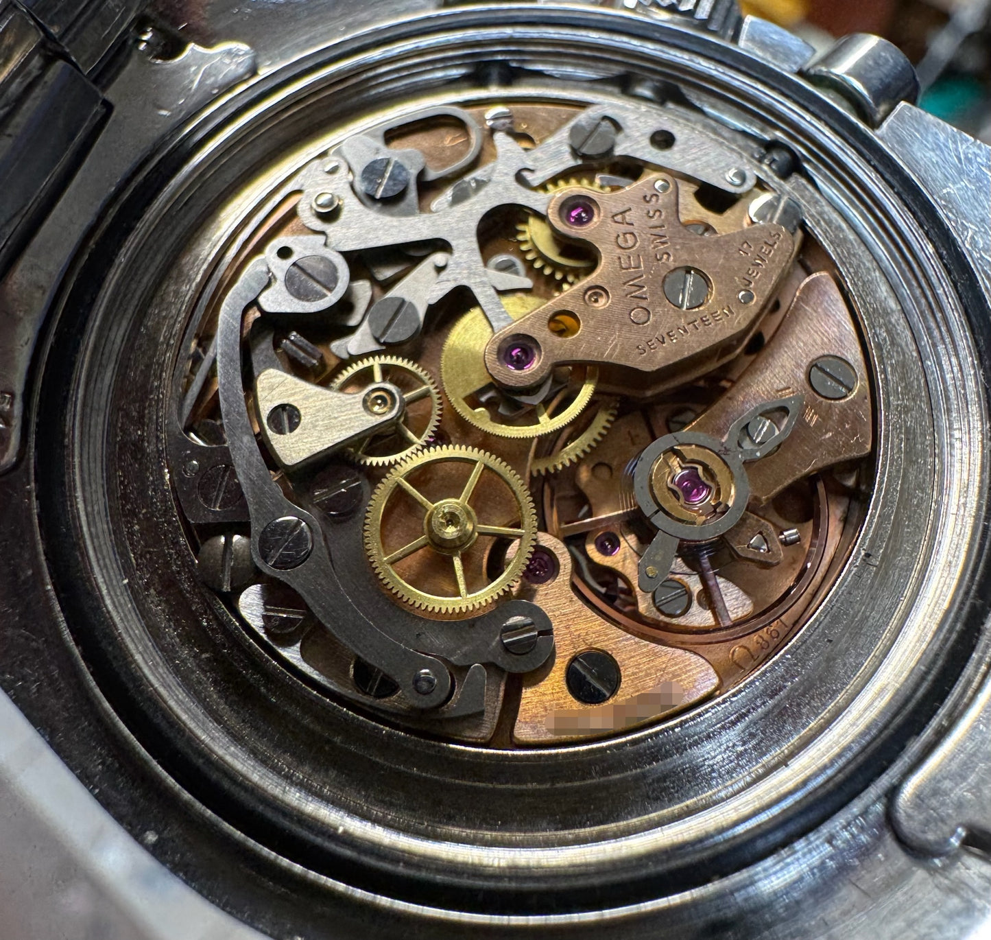 Omega Speedmaster Professional Moonwatch 145.022-69ST Caramel Tropical Dial Yellow Patina 1969 (Full-Set/Unpolished/Serviced)
