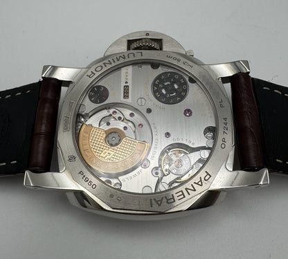 Panerai Luminor Perpetual Calendar PAM715 Platinumtech Green Dial 2024 (Full-Set/Unpolished)