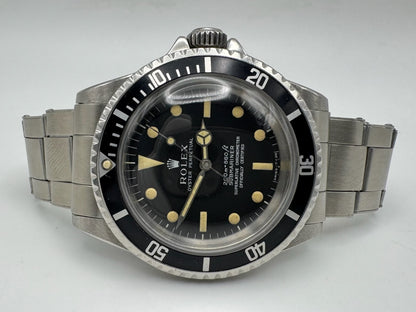 Rolex Submariner (No Date) 5512 "Meters First" Yellow Patina Zinc Sulfide Fat Font Insert 1967 (Full-Set/Mint/Serviced)