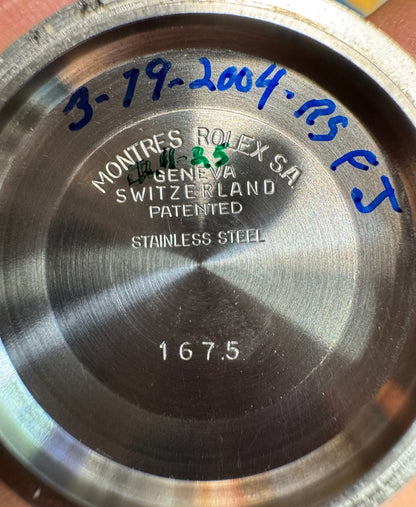 Rolex GMT-Master 1675 MK4 Pepsi Red Back Heavy Patina 1976 (Full-Set)