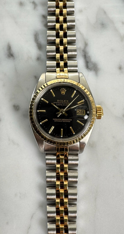Rolex Lady-Datejust 6917 2-Tone Black Dial 1978 (Serviced)